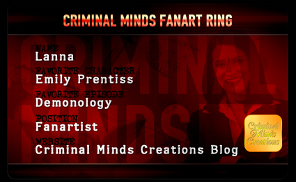 Criminal Minds Fanart Ring - Lanna